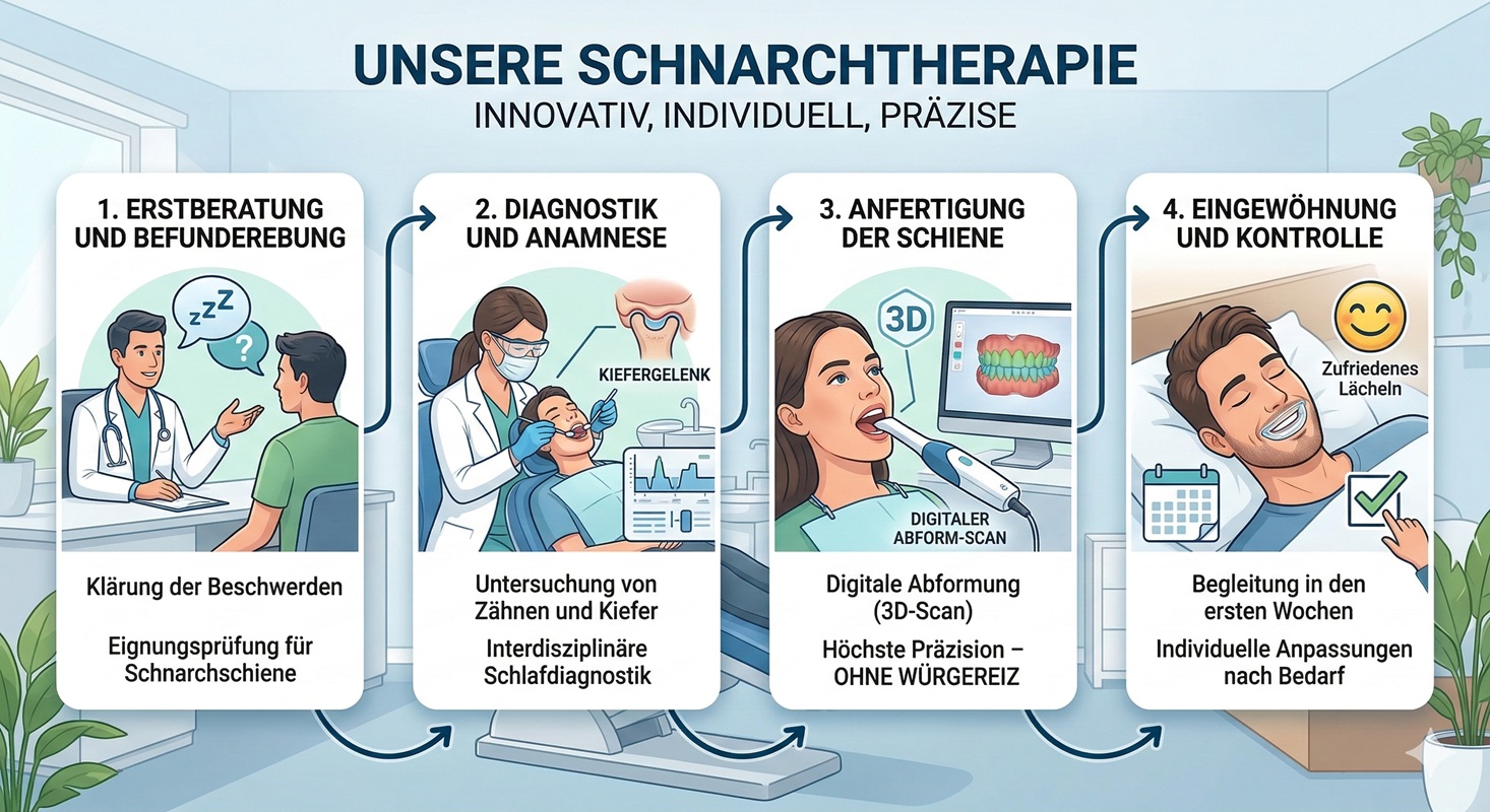 Ablauf Behandlung Schnarchschiene Mechernich